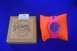Superdry Pink wristwatch