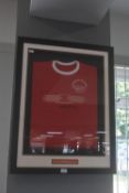 Nottingham Forest signed John McGovern shirt