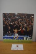 Hull City Nick Barmby signed artwork with certification