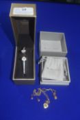 Michael Kors Costume jewellery consisting of bangle plus pendant and ear studs