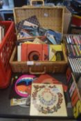 Basket of 7” 45RPM singles