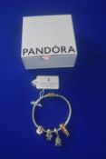 Pandora Sterling Silver Star Wars bracelet with four charms