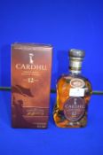 Cardhu 12 Year Old Single Malt Scotch Whisky 70cl