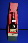 The Glenlivet 12 Year Old Single Malt Scotch Whisky 70cl in Presentation Case