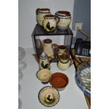 Torquay Longport Pottery Jugs and Bowls