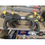 4x Assorted Clamps