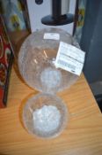 * Evergreen LED Glass Balls 2pk
