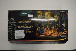 * LED Solar Lanterns 4pc Set