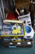 Small Electricals Including a Rock Tumbler, etc.