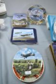 Spitfire Related Porcelain Plaques and Wall Plates, etc.