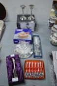 EPNS Tableware, Candlesticks, etc.