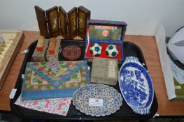Chinese Seals, Blue & White Dishes, etc.