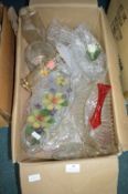 Decorative Glassware, Serving Dishes, etc.