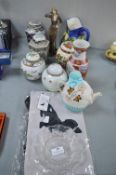 Chinese Style Ginger Jars, plus Vases, etc.