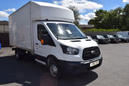 * Ford Transit 350 Luton Body Van, Reg: FD18 YOP, First Reg: 30/06/2018, MOT: 29/04/2027, Mileage:
