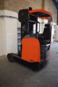 * Toyota 1600kg Reach Forklift Model: RRE 160HR, 3-Stage Mast, YoM: 2017, 2784 Hours (worked),
