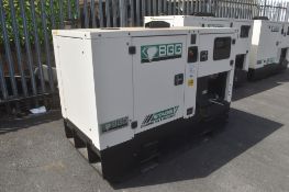 * Bruno Generator G30/GX37K-V, 32kva, YoM: 2023, 980kg, LWA 93 Noise Level, 100x196cm x 148cm tall