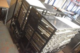 * Contents of 2x Trolleys to Include a Large Quantity of Black & White Dance Floor Spares