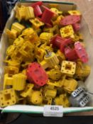 Quantity of Plastic Meccano Motors (crate not included)