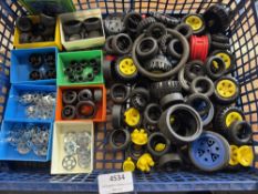 Quantity of Meccano Wheels and Accessories