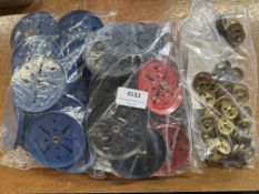 3x Bags of Mixed Meccano Components