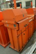 * *CK International Model CK 51DV Twin Chamber Vertical Baler, Single Phase, Auto Cycle, 75kg