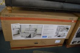 * Grey Fabric Power Reclining Two Seat Sofa (in 2x boxes)