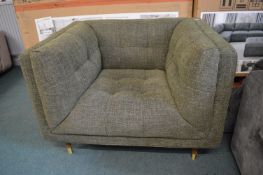 * Isla Armchair in Moss Green Upholstery
