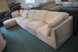 * Sand Fabric Modular Sofa