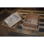 4x Wooden Crates