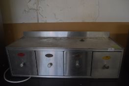 * Stainless Steel Four Drawer Container