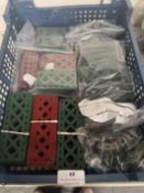 Quantity of Various Meccano Red & Green Components (tray not included)