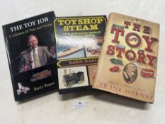 3x Toy Books to Include The Toy Story, The Toy Job, and Toyshop Steam
