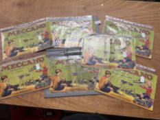 Collection of Meccano Instruction Manuals for Accessory Outfits No. 2, 2a, 3a, 4, 4a, 5, and 5a
