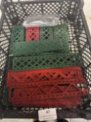 Quantity of Various Meccano Red & Green Components (tray not included)