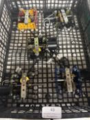 5x Handmade Meccano Motors with Reduction Gear (tray not included)