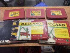 6x Assorted Meccano Outfits (completeness unknown)