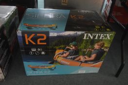 * Intex Sierra K2 Two Person Inflatable Kayak