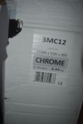 * Chrome Vertical Radiator 310x30mm x 1190mm high