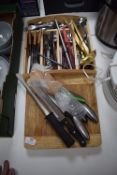 Cutlery, Chopping Board, Knives, etc.