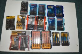 Assorted Drill Bit Sets, etc.