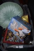 Mixed Lot Including Cushions, Videos, Collander, Christmas Decorations, etc.