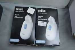 * 2x Braun Nasal Aspirators