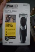* Wahl clip and rinse hair clipper