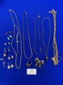 Costume Jewellery Earrings, Brooch, Ring, and Necklaces (some AF)
