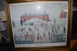 Gilt Framed Lowry Print