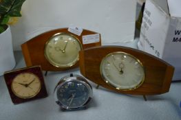 Four Westclock vintage 1960’s clocks