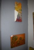 Three Paintings on Canvas