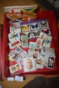Tray of Cigarette Cards, Brook Bond Picture Cards, etc.