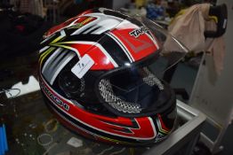 Takachi Helmet XXL TK130X in Black & Red (hardly used)